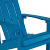 Flash Furniture Blue Poly Resin Adirondack Chair, PK 2 2-JJ-C14501-BLU-GG